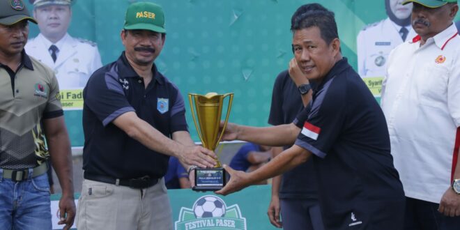 Turnamen Sepakbola Piala Bupati Paser Resmi Dibuka 52 Klub Berpatisipasi