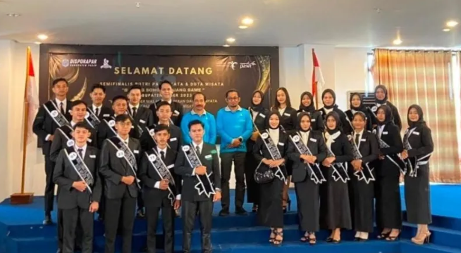 24 semifinalis pemilihan Bujang Song dan Bujang Bawe atau Putri Pariwisata dan Duta Wisata Kabupaten Paser Tahun 2023