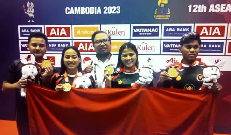 Atlet Renang asal Paser Raih Emas dan Perunggu pada ASEAN Para Games di Kamboja