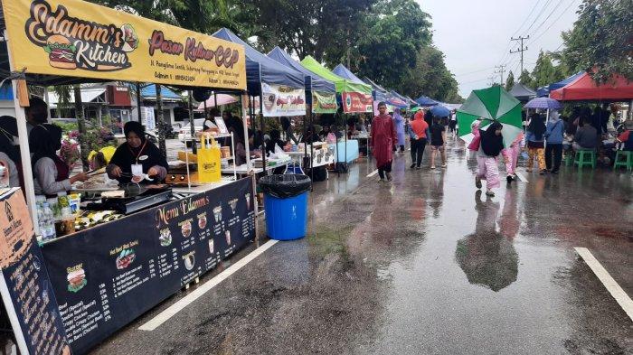 Puluhan UMKM di Paser Padati Giat Car Free Day di Jalan Jenderal Sudirman