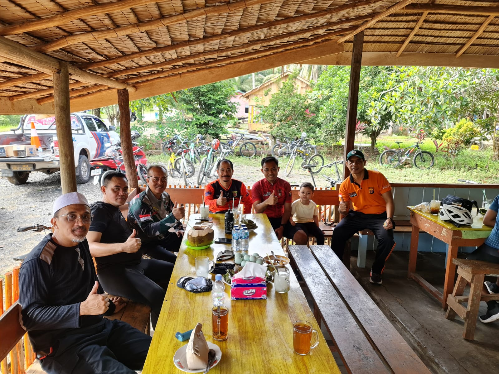 Kadisporapar Paser  Ikuti Fun Bike dan Mancing Mania HUT Bhayangkara